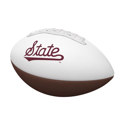 Mississippi State Script Full Size Autograph Football – Logo Brands