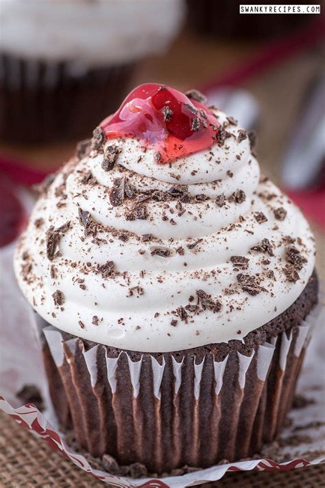 Black Forest Cupcakes Swanky Recipes Black Forest Cupcakes Gourmet