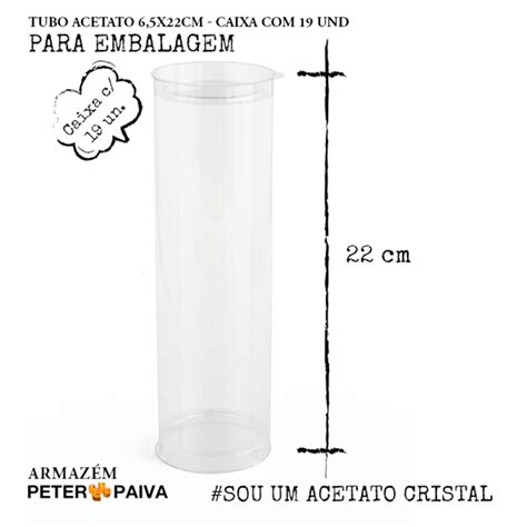 Tubo Acetato X Cm Caixa Und Peter Paiva