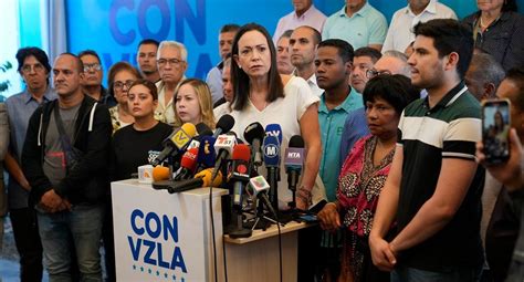 María Corina Machado tras imposibilidad de inscribir candidatura en