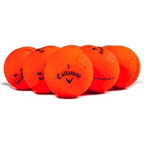 Callaway Golf Superhot Bold Orange Bulk Logo Overrun Golf Balls - Golfballs.com