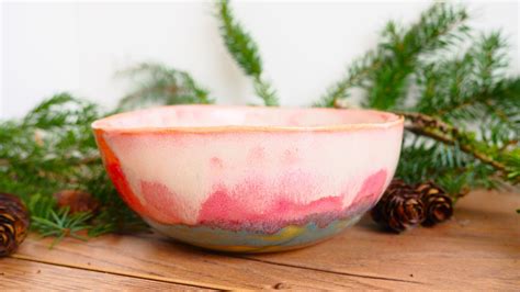 Handgemachte Keramikschale Leicht Oval Get Pfert Pink Etsy De