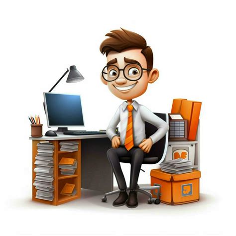 Office Worker Cartoon Stock Photos, Images and Backgrounds for Free Download