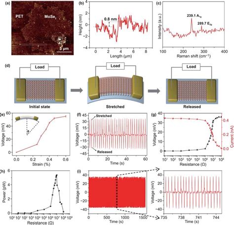 A Afm Topographic Image Of The Single Layer Mose 2 Flake B Relative Download Scientific