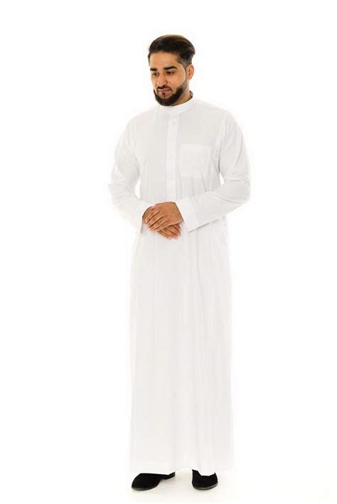 Buy Men Saudi Style Thobe Thoub Abaya Robe Daffah Dishdasha Islamic