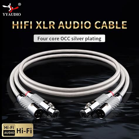 1pair 3pin Hifi Xlr Cable For Microphone Mixer Xlr Male To Female Audio