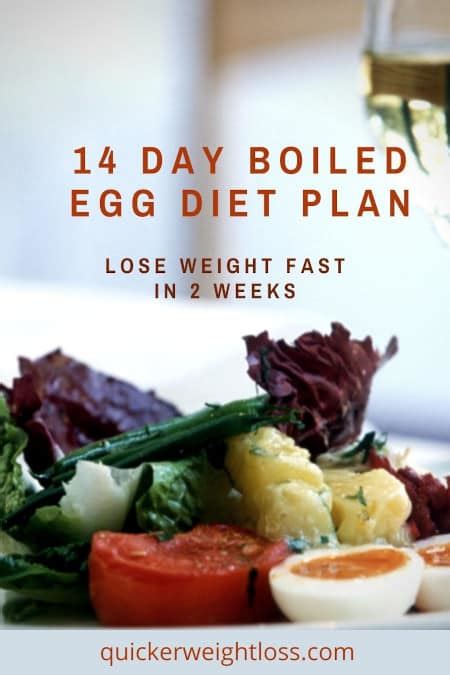 14 Day Hard Boiled Egg Diet Plan To Lose 20 Pounds In 2 Weeks Quicker Weight Loss