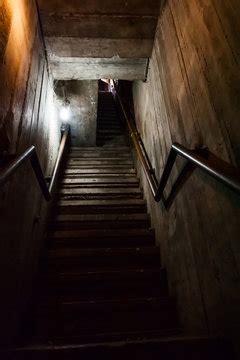 Dark Basement Stairs