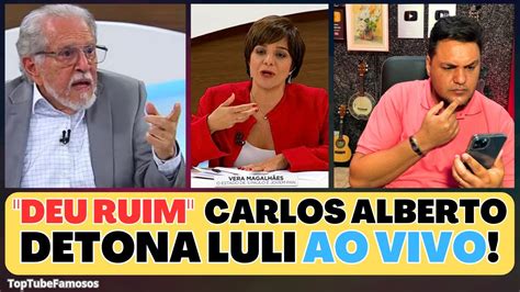 Deu Ruim Carlos Alberto De N Brega Detona O Luli Ao Vivo No Roda Viva