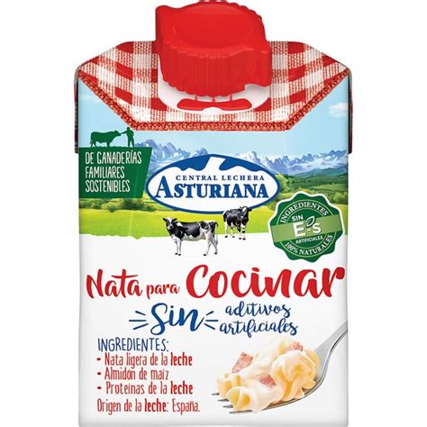 Comprar Nata L Quida Para Cocinar Materia Grasa Botella Ml