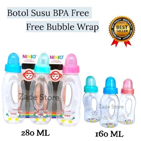 Jual Botol Susu Ninio Bpa Free Model Donat Ml Ml Dot Botol Susu