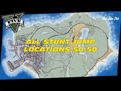 500k Bonus On Stunt Jumps This Week All Stunt Jump Locations On The