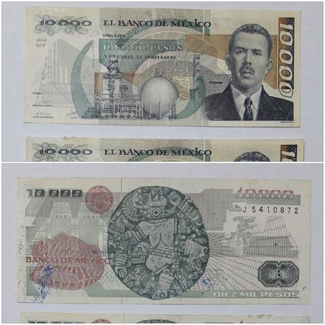 Billete El Banco De M Xico Pesos L Zaro Cardenas