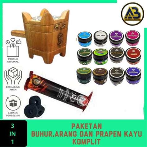 Jual PAKET DUPA 3 In 1 Bukhur Buhur Dupa Arab Wewangian Lengkap Komplit