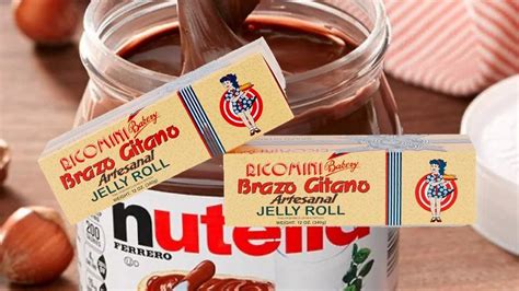 Brazo Gitano Nutella Oz Ricomini Bakery