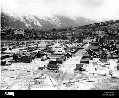 Alaska skagway buildings Black and White Stock Photos & Images - Alamy