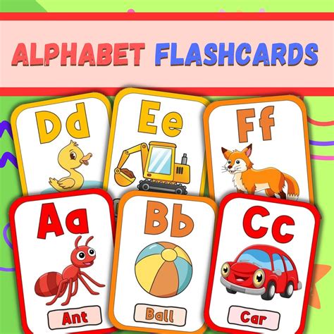 Alphabet Flashcards For Kids Fun Abc Learning Made By Teachers