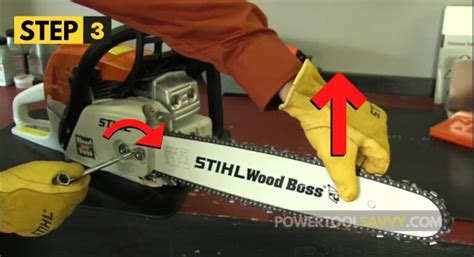 How To Tighten A Chainsaw Chain With Pictures