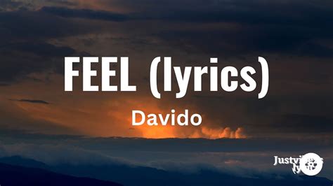 Davido Feel Lyrics YouTube