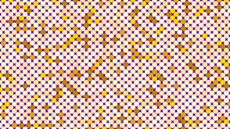 Premium Vector Yellow Polka Dots Over Purple Background