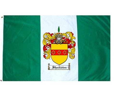 Shackleton Coat of Arms Flag / Family Crest Flag - Coat of Arms