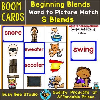 S Blends Game Boom Cards By Busy Bee Studio Tpt