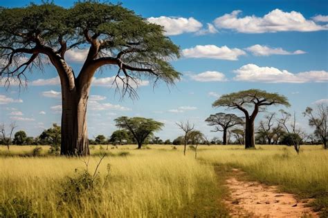 Savanna field tree sky. | Premium Photo - rawpixel