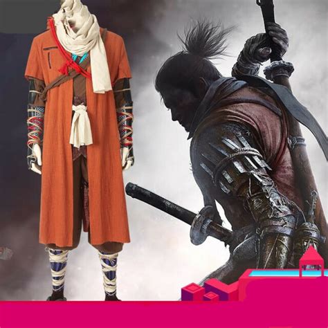 Sekiro Shadows Die Twice Sekiro Men Cosplay Costume Halloween Outfit