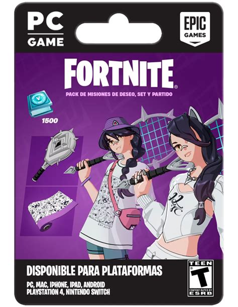 Fortnite Paquete De Misiones De Deseo Set Y Partido Pc Tecnologia