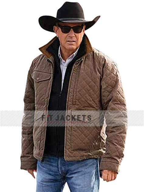 Kevin Costner Yellowstone John Dutton Season 4 Quilted Jacket Fitjackets