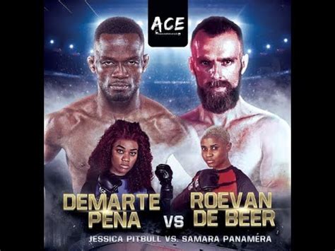 Demarte Pena Vs Roevan De Beer LUTA COMPLETA ACE 01 YouTube