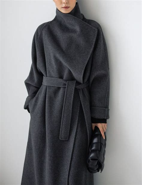 Winter Wool Coat Wool Coat Women S Classic Loose Etsy