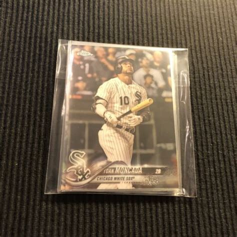 2018 Topps Chrome Chicago White Sox Team Set 5 Cards Yoan Moncada Ebay