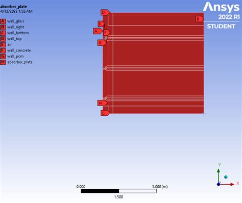 Anslysis Of Trombe Wall With Phase Change Materials In Ansys Fluent