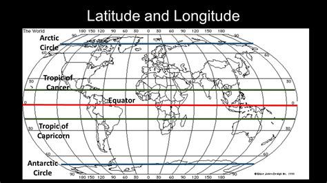 Latitude And Longitude Tropic Of Cancer