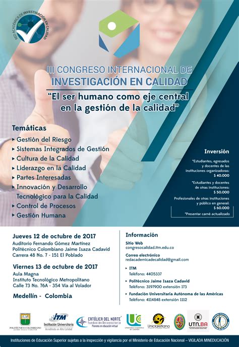 Iii Congreso Internacional De Investigaci N En Calidad El Ser Humano