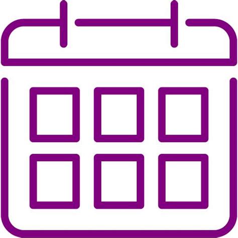 Purple Calendar 7 Icon Free Purple Calendar Icons