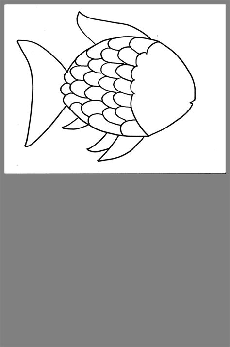 Rainbow Fish Pattern Printable