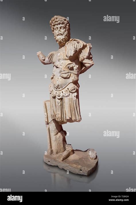 Roman Statue Of Emperor Septimus Severus Marble Perge 2nd Century AD