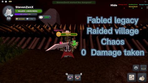 Fabled Legacy Raided Village Chaos 0 Damage YouTube