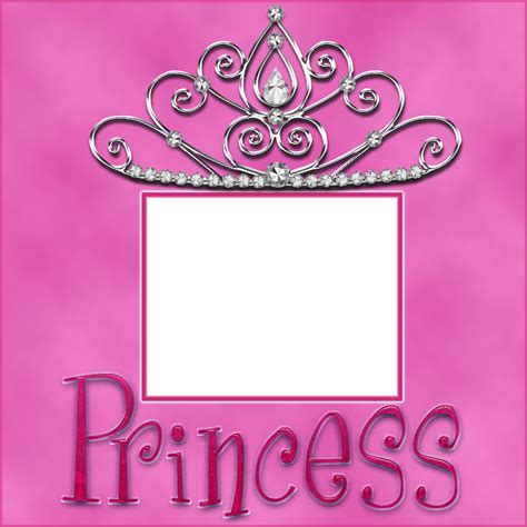 Pink Princess Frame Png