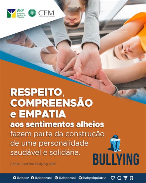 Cfm E Abp Lançam Campanha De Combate Ao Bullying E Cyberbullying