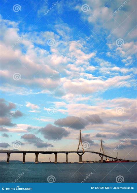 Bridge Of The Constitution Called La Pepa In The Bay Of Cadiz