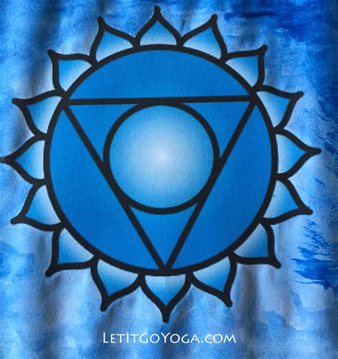 Blue is the Color of the Fifth Chakra – Let It Go Yoga