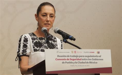 Gobernador De Puebla Reitera Reconocimiento A Claudia Sheinbaum El