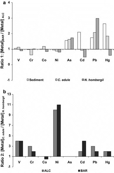 Comparison Of Metal Accumulation Patterns Between C Edule And N