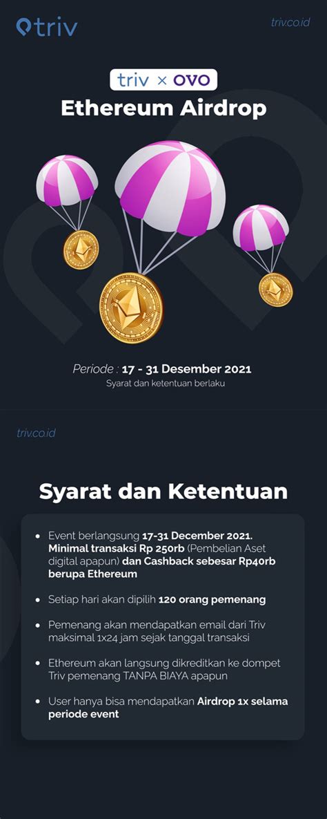 Mau Kripto Eth Dari Triv Ini Caranya Triv Blog