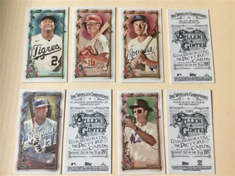 2023 Topps Allen Ginter Mini A G Back You Pick Babe Ruth Adley Etc