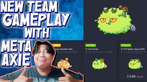 New Team Gameplay With META AXIE Axie Infinity YouTube