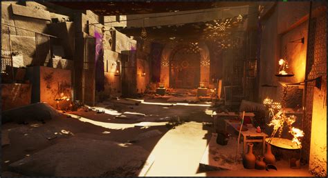 ArtStation - Desert Temple Entrance, Sam Donez